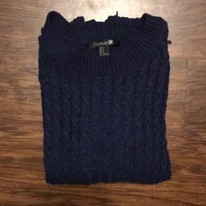 Navy sweater, size small